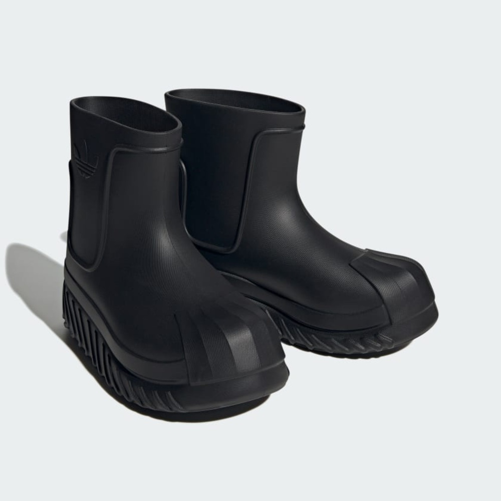 adidas Black Chunky Rubber Winter Rain Boots